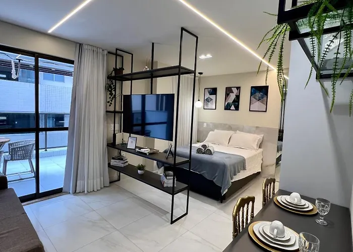 Apartamento Luxuoso A 350M Da Praia De Tambau